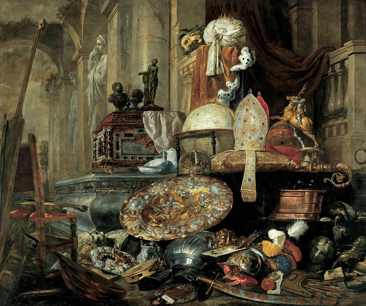 allegory of the vanities of the world by pieter boel