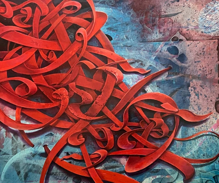 کالری آثار خوشنویسی و نقاشیخط مهدی زمانی از ایران