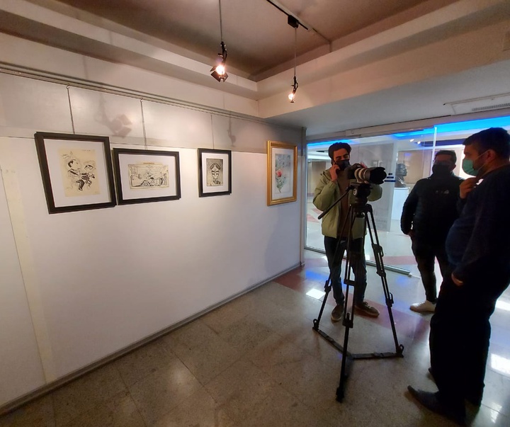 گزارش تصویری از نمایشگاه پایان استاد جواد علیزاده