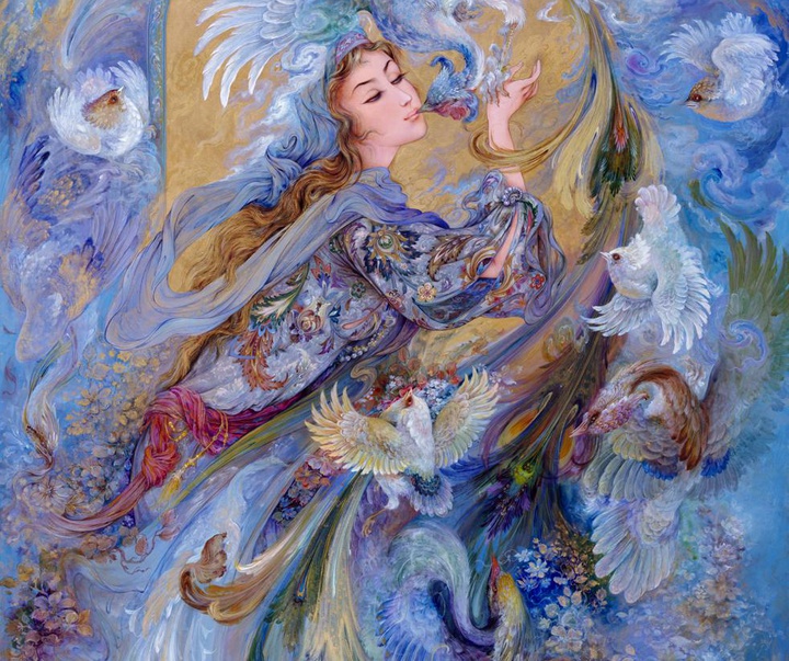 گالری آثار نگارگری محمود فرشچیان
