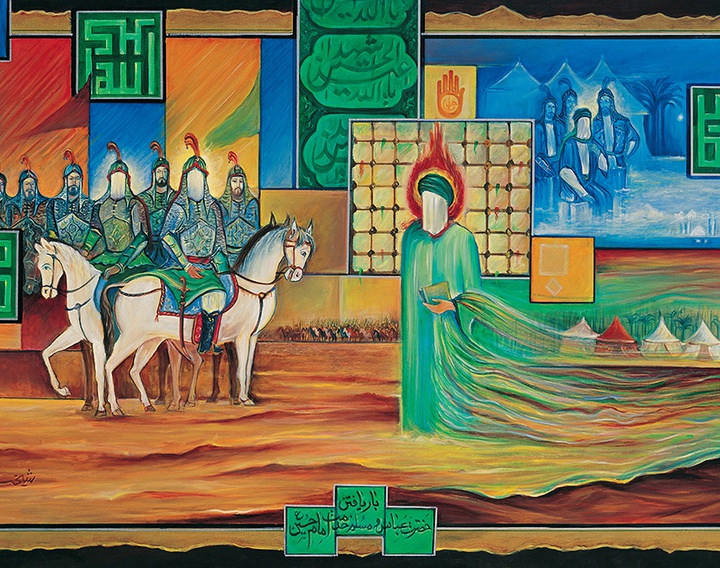 گالری نقاشی های علی محمد شیخی از ایران