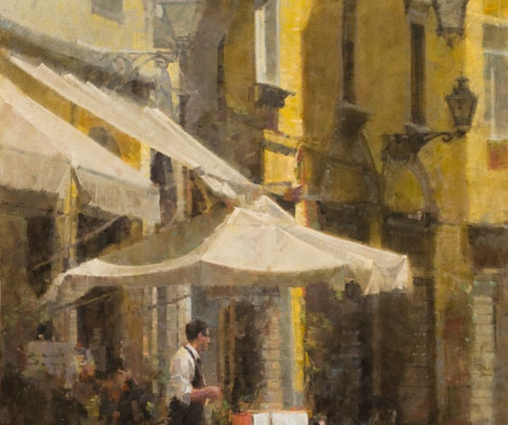 گالری آثار نقاشی رنگ روغن جیمز کراندال از آمریکا