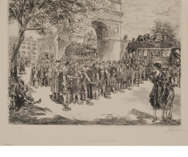 گالری تصویرسازی‌های جان اسلون از آمریکا