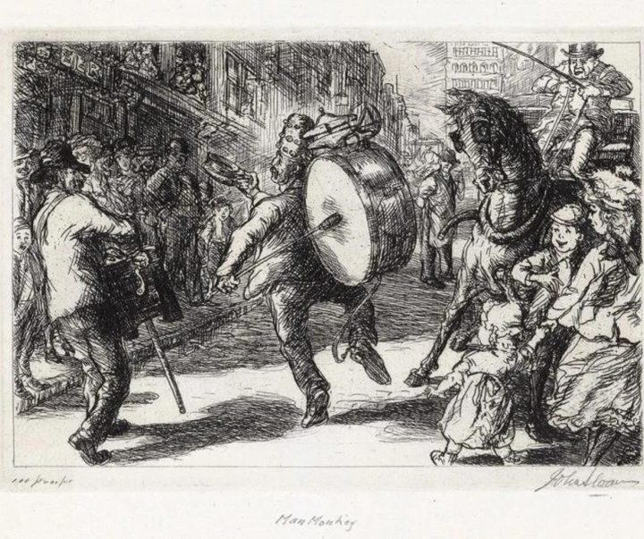 گالری تصویرسازی‌های جان اسلون از آمریکا