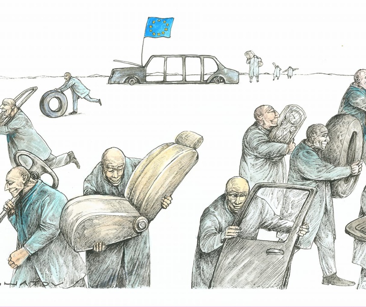 گالری منتخب کارتون‌هایی با موضوع جنگ و غزه
