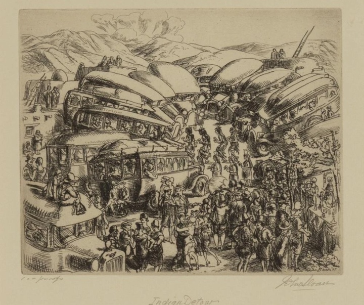 گالری تصویرسازی‌های جان اسلون از آمریکا