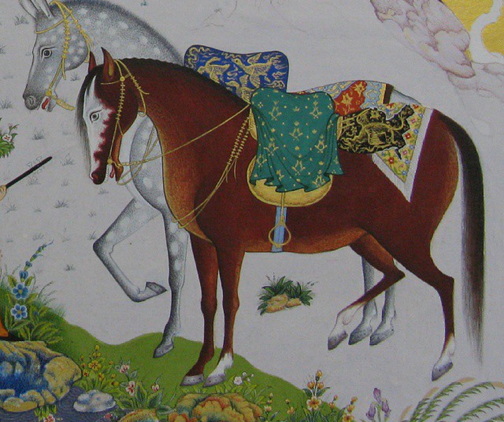 گالری آثار نگارگری شیدا گرایلی از ایران