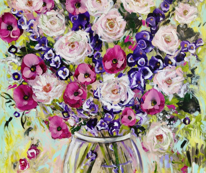 گالری آثار نقاشی انجی رایت از بریتانیا