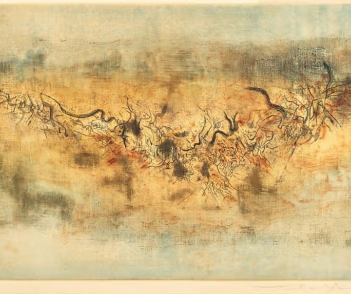 گالری آثار نقاشی زاوو ووکی هنرمند چینی فرانسوی