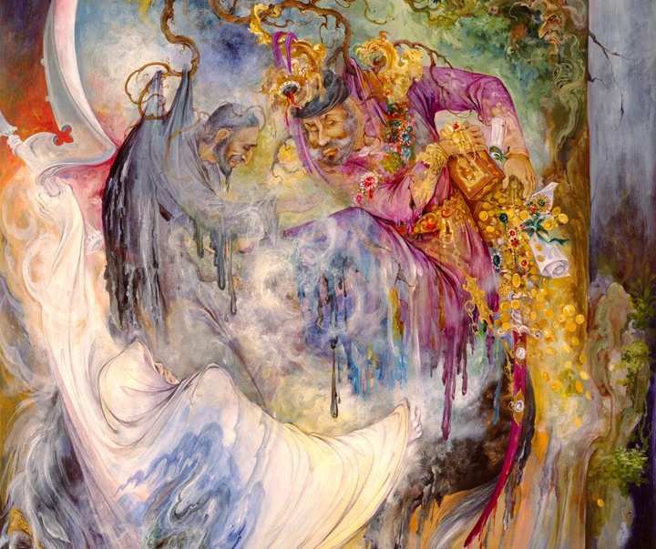 گالری آثار نگارگری محمود فرشچیان