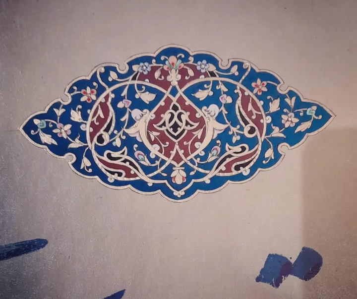 گالری آثار گل و مرغ و تذهیب حمیده زارع دار از ایران