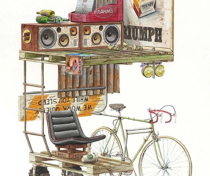 گالری آثار نقاشی آلوارو نادئو از برزیل