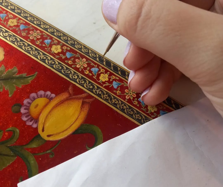 گالری آثار نگارگری شیدا گرایلی از ایران