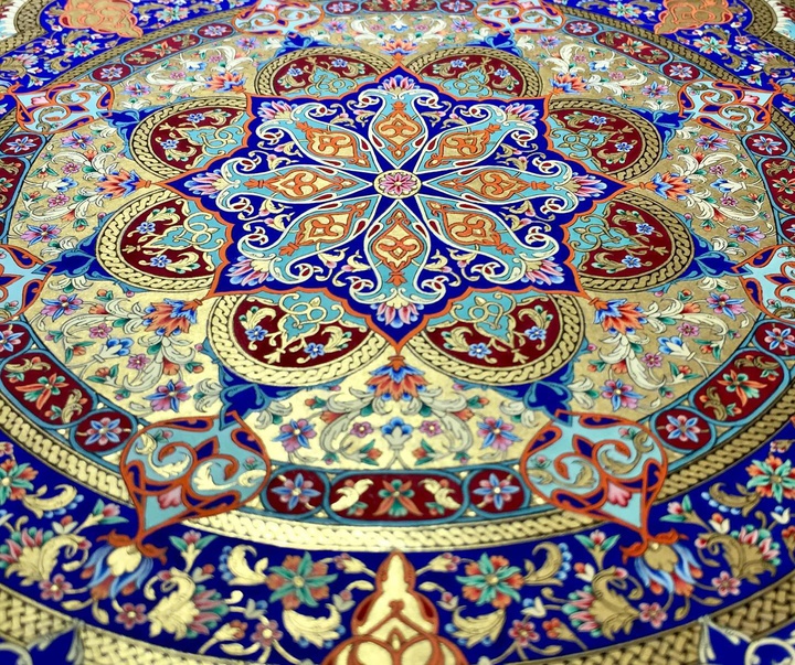 گالری آثار گل و مرغ و تذهیب آرمین رهبر از ایران