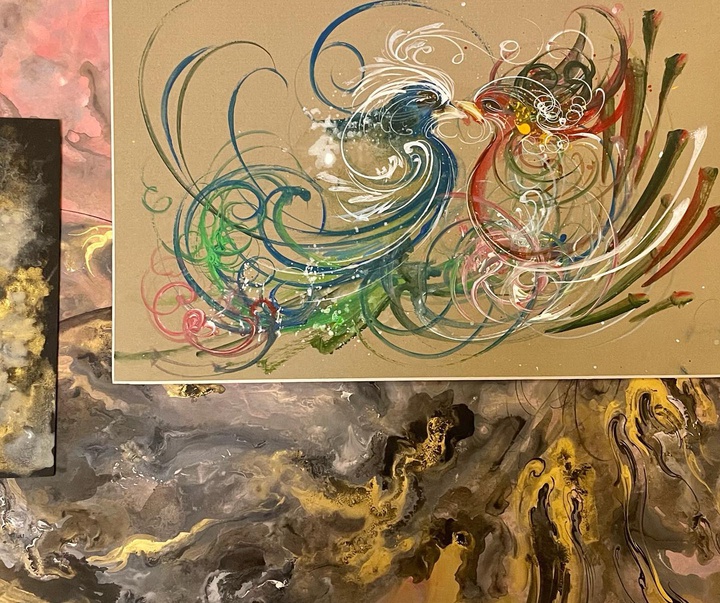 گالری آثار نگارگری علیرضا مرادی از ایران