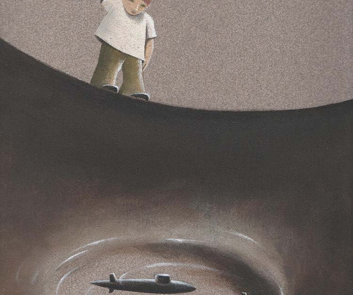 گالری کارتون‌های همایون محمودی از ایران
