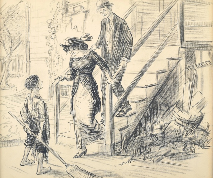 گالری تصویرسازی‌های جان اسلون از آمریکا