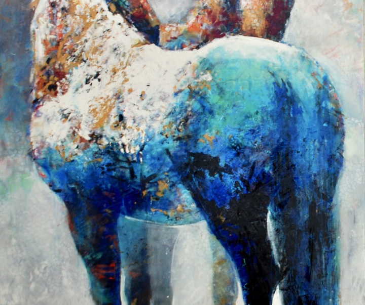 گالری آثار نقاشی رنگ روغن سوزان ایستون از آمریکا