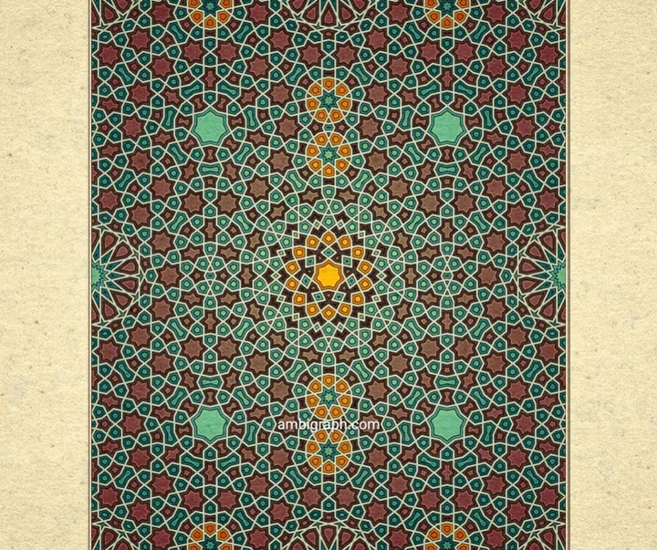 گالری آثار نقوش اسلامی و هندسی آمیت هندوچا از انگلیس