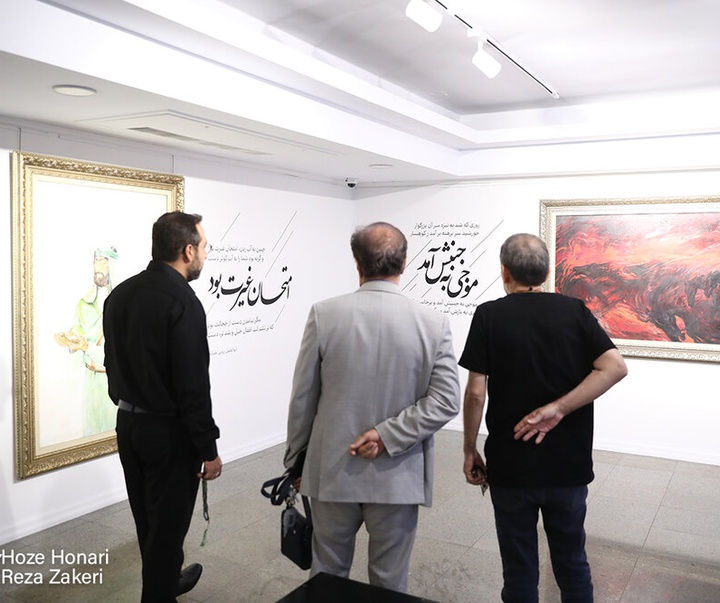 گالری افتتاحیه مجلس اول از نمایشگاه گروهی «روضه بهشت» با موضوع نقاشی