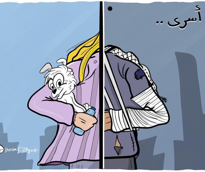 گالری آثار تصویرسازی حسین زقوت از فلسطین