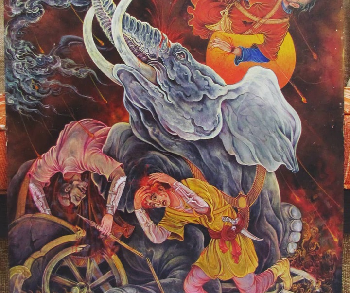 گالری آثار نگارگری جمشید سرحدی از ایران