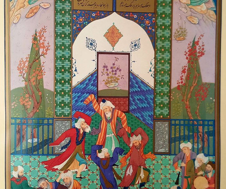 گالری آثار نگارگری رضا بیدآبادی از ایران