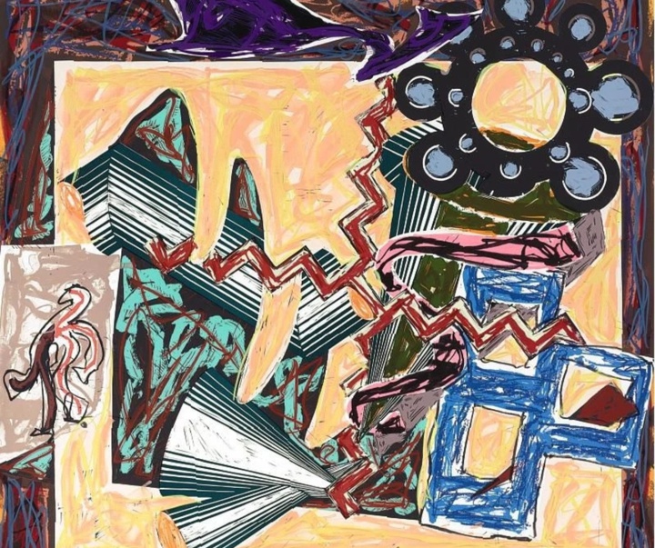 گالری آثار گرافیک فرانک استلا از آمریکا