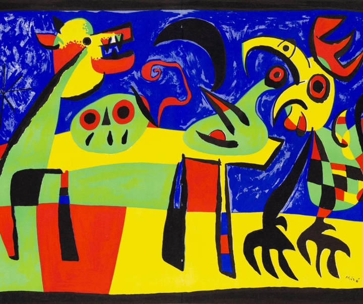 گالری آثار نقاشی خوان میرو از اسپانیا