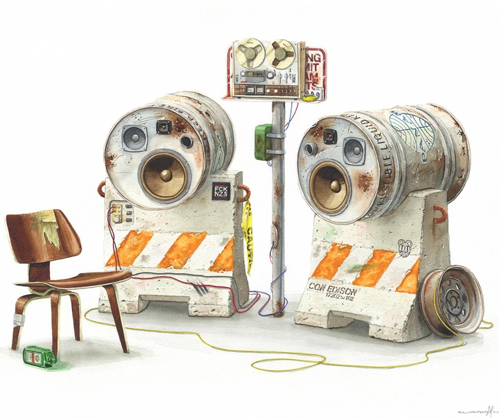 گالری آثار نقاشی آلوارو نادئو از برزیل