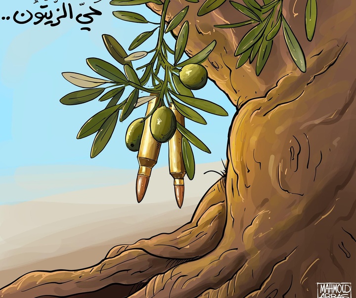گالری آثار کارتون محمود عباس از فلسطین