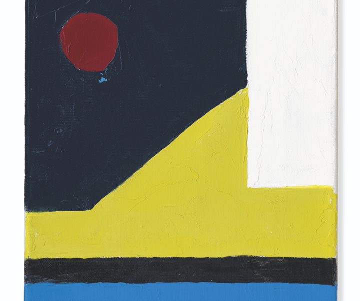 گالری نقاشی‌های انتزاعی اتل عدنان هنرمند لبنانی آمریکایی