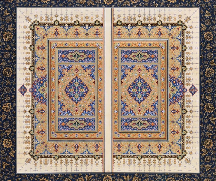 گالری آثار نگارگری و تذهیب امیر طهماسبی از ایران