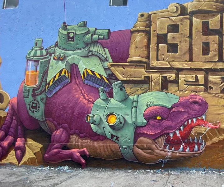 گالری هنرهای خیابانی سیول اف ایکس از مکزیک