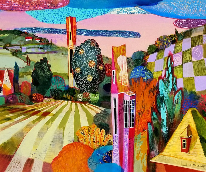 گالری آثار نقاشی اکرلیک پاول یورگنسن از کانادا