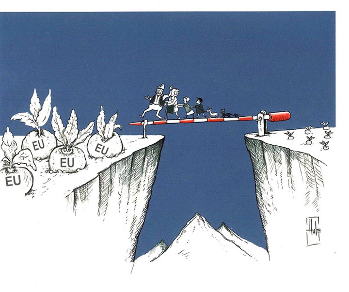 گالری کارتون‌های هوسجین هانوشیچ از بوسنی و هرزگوین