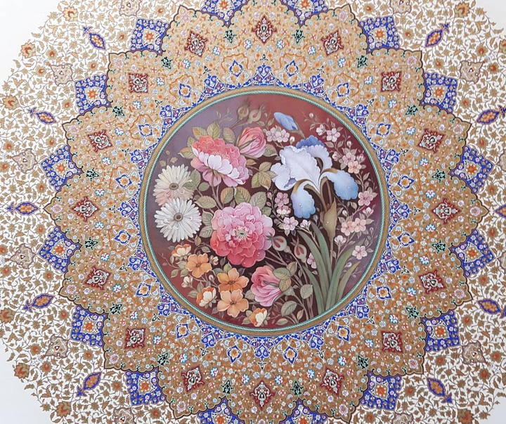 گالری آثار نگارگری و تذهیب امیر طهماسبی از ایران