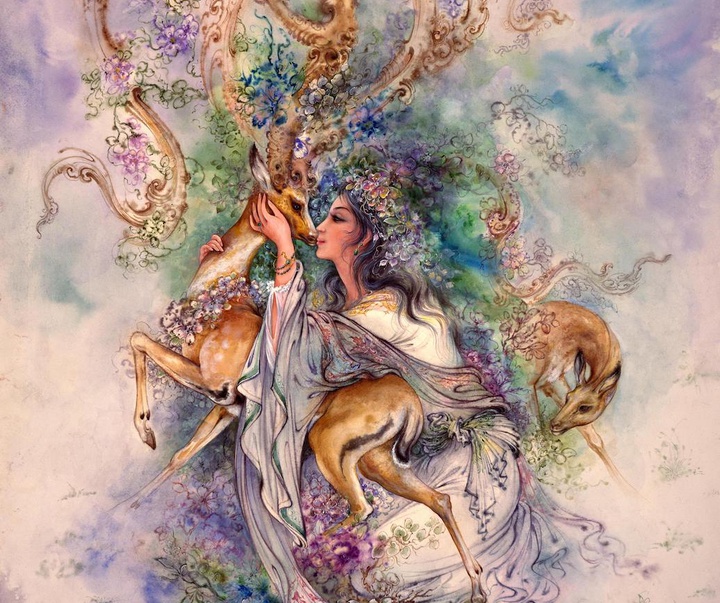 گالری آثار نگارگری محمود فرشچیان
