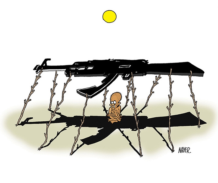 گالری کارتون‌های طلال نیر از تونس
