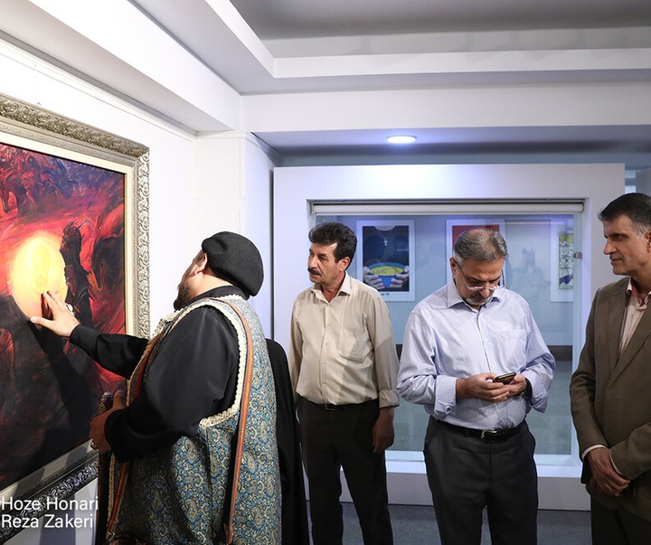 گالری افتتاحیه مجلس اول از نمایشگاه گروهی «روضه بهشت» با موضوع نقاشی