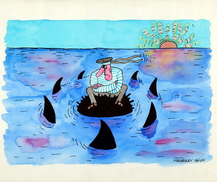 گالری آثار کارتون شیلوف ویاچسلاو از روسیه