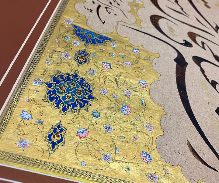 گالری آثار تذهیب فاطمه زارعی از ایران