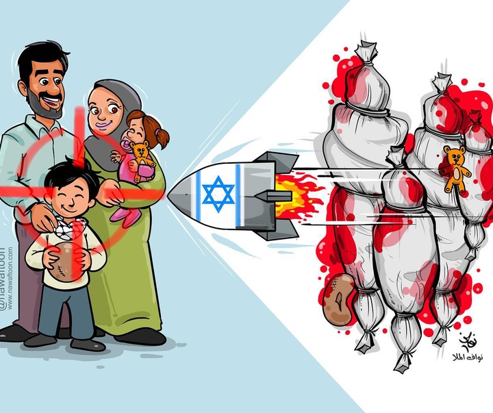 گالری آثار کارتون نواف الملا از بحرین