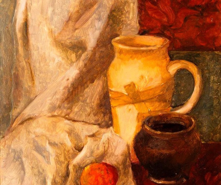 گالری آثار نقاشی و چیدمان چاندراگوپتا تنووارا از سری‌لانکا