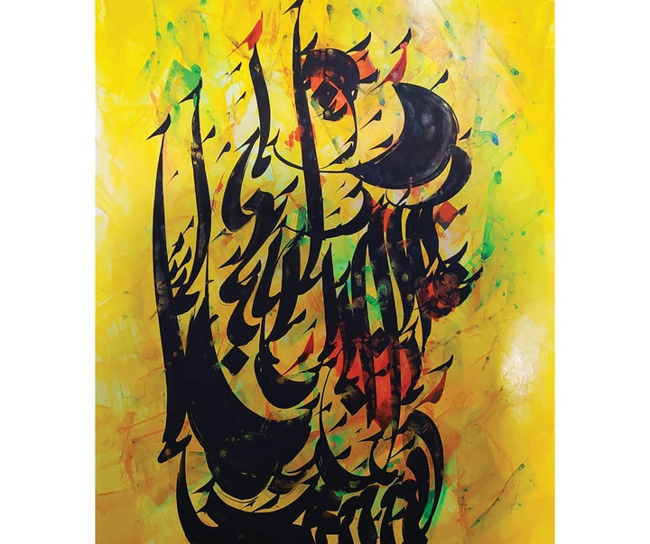 گالری آثار خوشنویسی و نقاشیخط مهران توکلیان از ایران