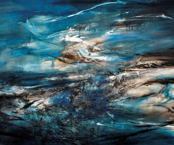 گالری آثار نقاشی زاوو ووکی هنرمند چینی فرانسوی