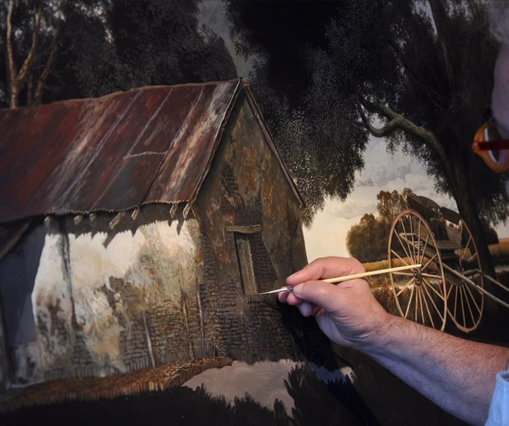 گالری آثار نقاشی آبرنگ خورخه فراسکا از آرژانتین