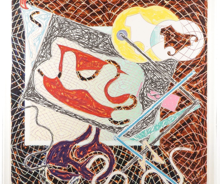 گالری آثار گرافیک فرانک استلا از آمریکا