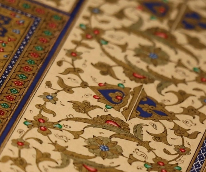 گالری آثار تذهیب طاهره اسرافیلی از ایران
