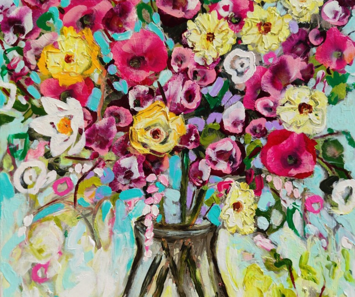 گالری آثار نقاشی انجی رایت از بریتانیا